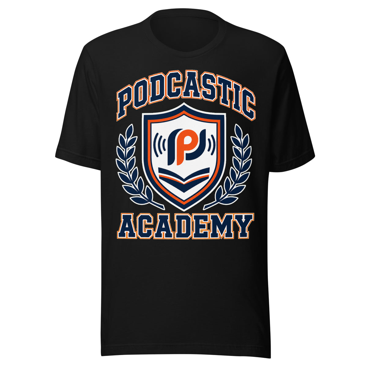 Podcastic Academy Crest T-Shirt